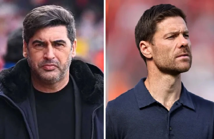 Paulo Fonseca (Milan) và Xabi Alonso (Leverkusen)